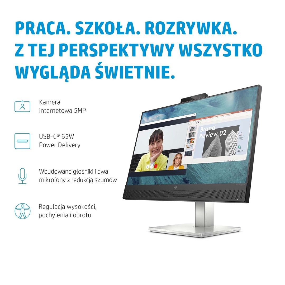 HP E24m G4 FHD USB-C Conferencing Monitor HP E24m G4 FHD USB-C Conferencing Monitor