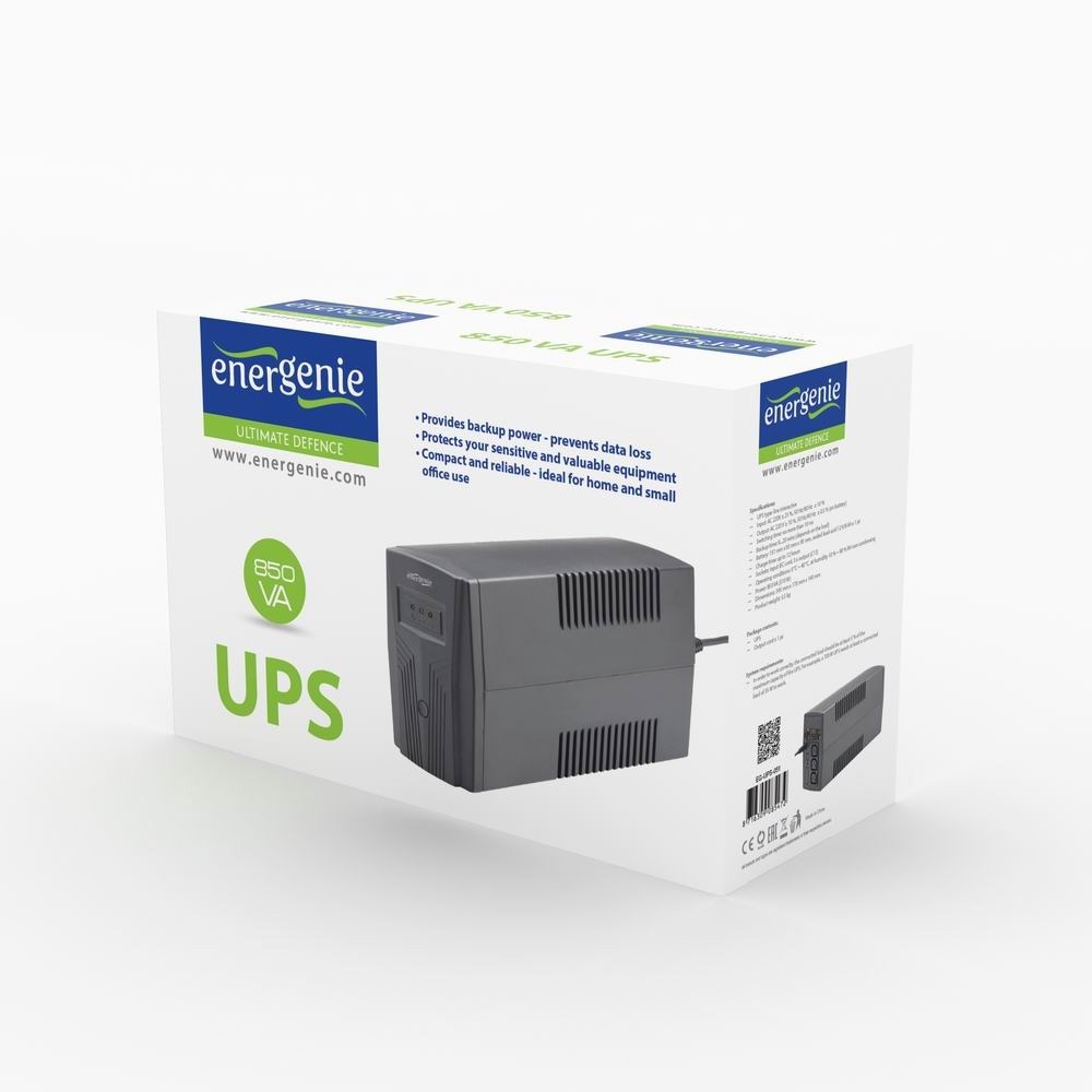 Gembird EG-UPS-B850 uninterruptible power supply (UPS) Line-Interactive 0.85 kVA 510 W Gembird EG-UPS-B850 uninterruptible power supply (UPS) Line-Interactive 0.85 kVA 510 W