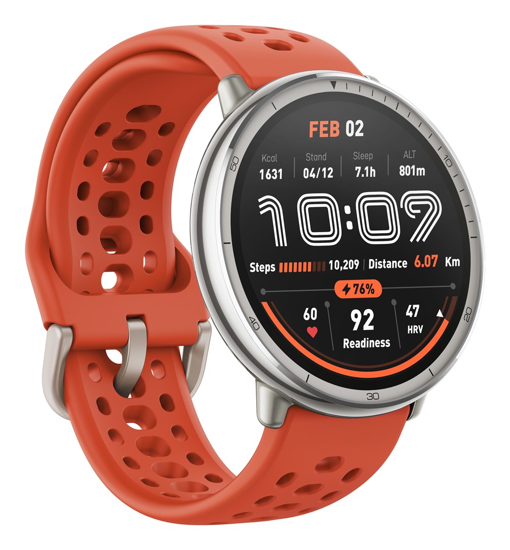Smartwatch Amazfit Active 2/A2433 BLK LEAT Smartwatch Amazfit Active 2/A2433 BLK LEAT