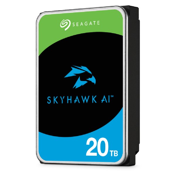 Seagate SkyHawk AI internal hard drive 20 TB 7200 RPM 512 MB 3.5" Serial ATA III Seagate SkyHawk AI internal hard drive 20 TB 7200 RPM 512 MB 3.5" Serial ATA III