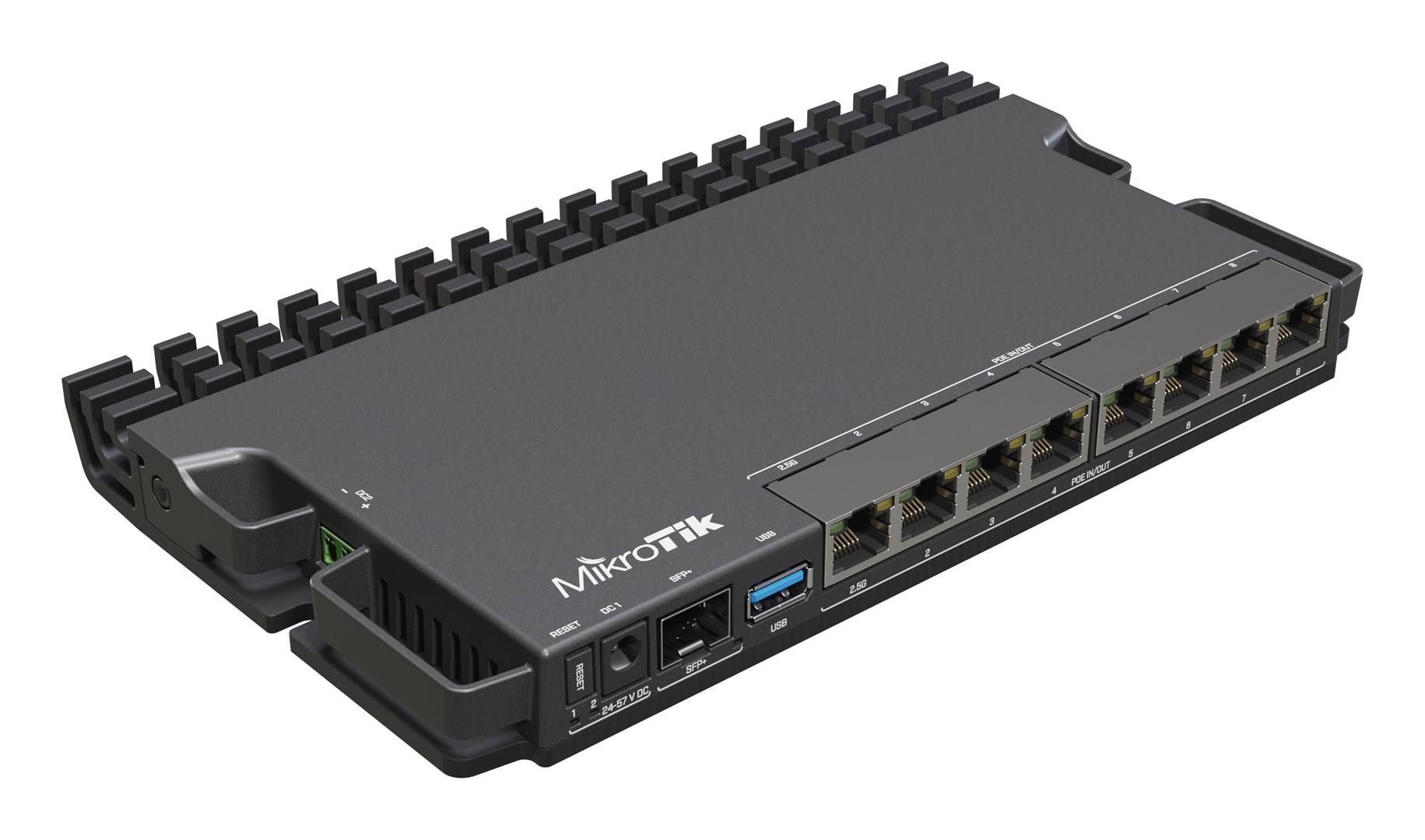 Mikrotik RB5009UG+S+IN wired router 2.5 Gigabit Ethernet Black Mikrotik RB5009UG+S+IN wired router 2.5 Gigabit Ethernet Black