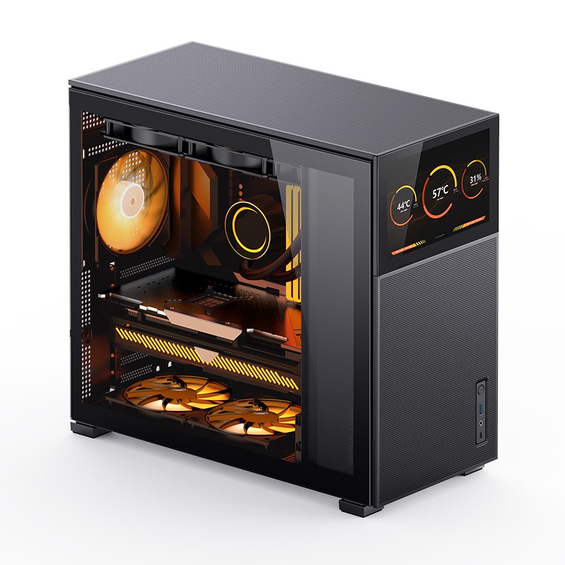 Jonsbo D41 MESH Screen ATX Case, Tempered Glass - black Jonsbo D41 MESH Screen ATX Case, Tempered Glass - black