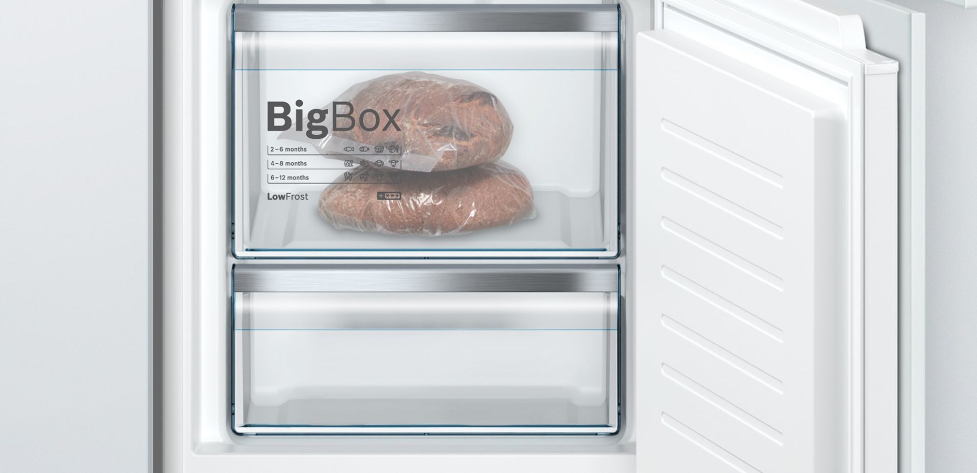 Bosch Serie 6 KIS87AFE0 fridge-freezer Built-in 272 L E White Bosch Serie 6 KIS87AFE0 fridge-freezer Built-in 272 L E White