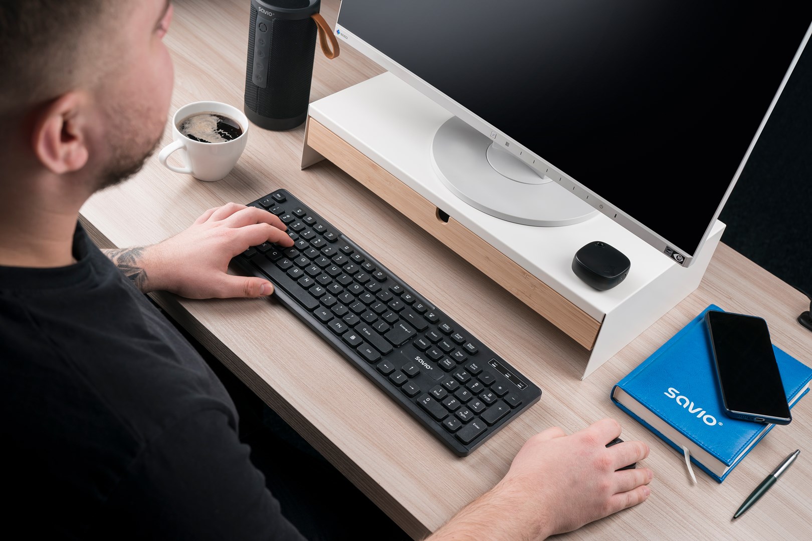 Savio KB-02 keyboard Home/Office USB QWERTY Black Savio KB-02 keyboard Home/Office USB QWERTY Black