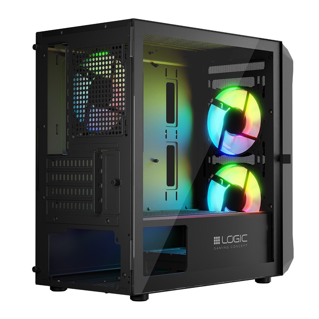 Logic PORTOS ARGB MINI USB 3.0 Case Black Logic PORTOS ARGB MINI USB 3.0 Case Black
