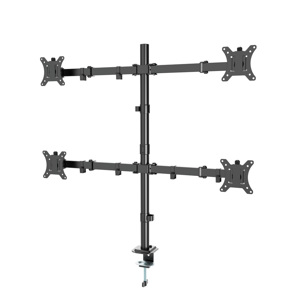 Gembird MA-D4-01 Adjustable desk 4-display mounting arm (rotate, tilt, swivel), 13”-32”, up to 10kg per screen Gembird MA-D4-01 Adjustable desk 4-display mounting arm (rotate, tilt, swivel), 13”-32”, up to 10kg per screen