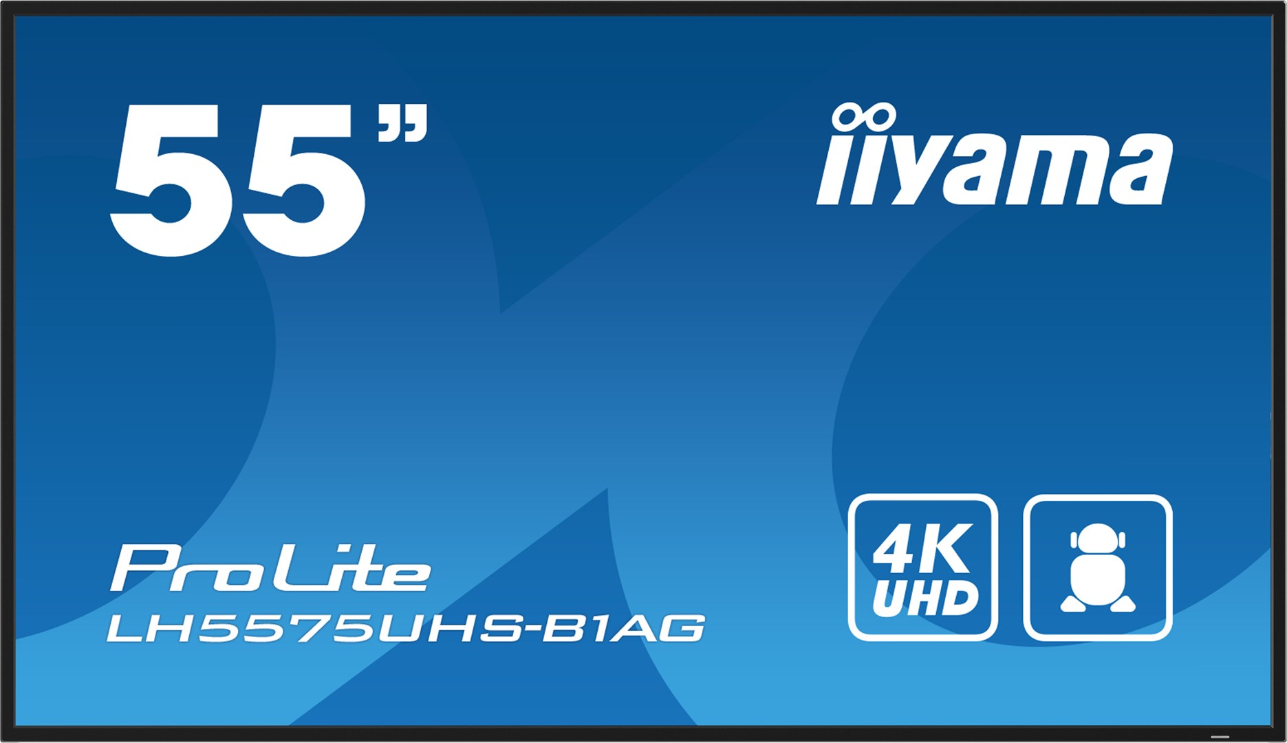 iiyama 55" 4K UHD Professional Digital Signage 24/7 display featuring Android OS, FailOver and Intel® SDM slot iiyama 55" 4K UHD Professional Digital Signage 24/7 display featuring Android OS, FailOver and Intel® SDM slot