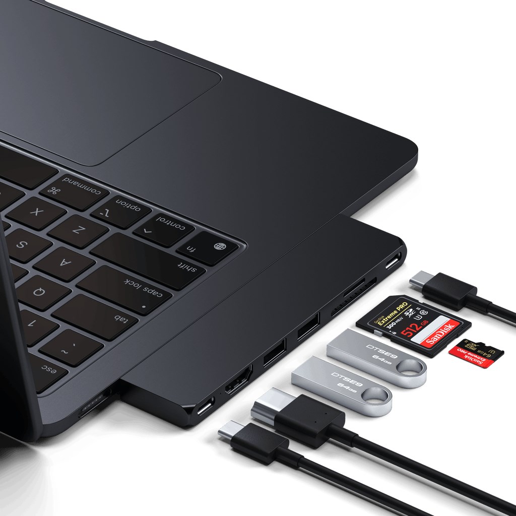 Satechi ST-HUCPHSD laptop dock/port replicator Docking USB 3.2 Gen 2 (3.1 Gen 2) Type-C Black Satechi ST-HUCPHSD laptop dock/port replicator Docking USB 3.2 Gen 2 (3.1 Gen 2) Type-C Black
