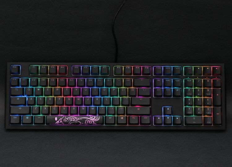 Ducky Shine 7 keyboard Gaming USB German Black Ducky Shine 7 keyboard Gaming USB German Black