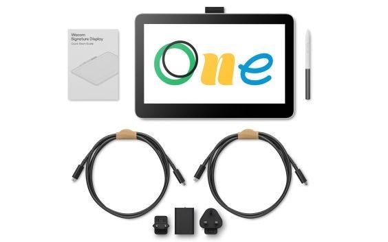 Wacom One 12 Graphic Tablet White Wacom One 12 Graphic Tablet White