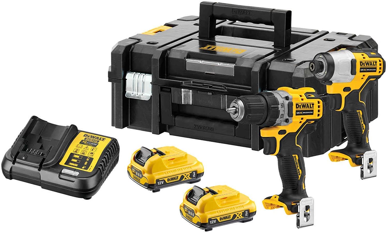 DeWALT DCK2110L2T-QW power screwdriver/impact driver Black, Yellow DeWALT DCK2110L2T-QW power screwdriver/impact driver Black, Yellow