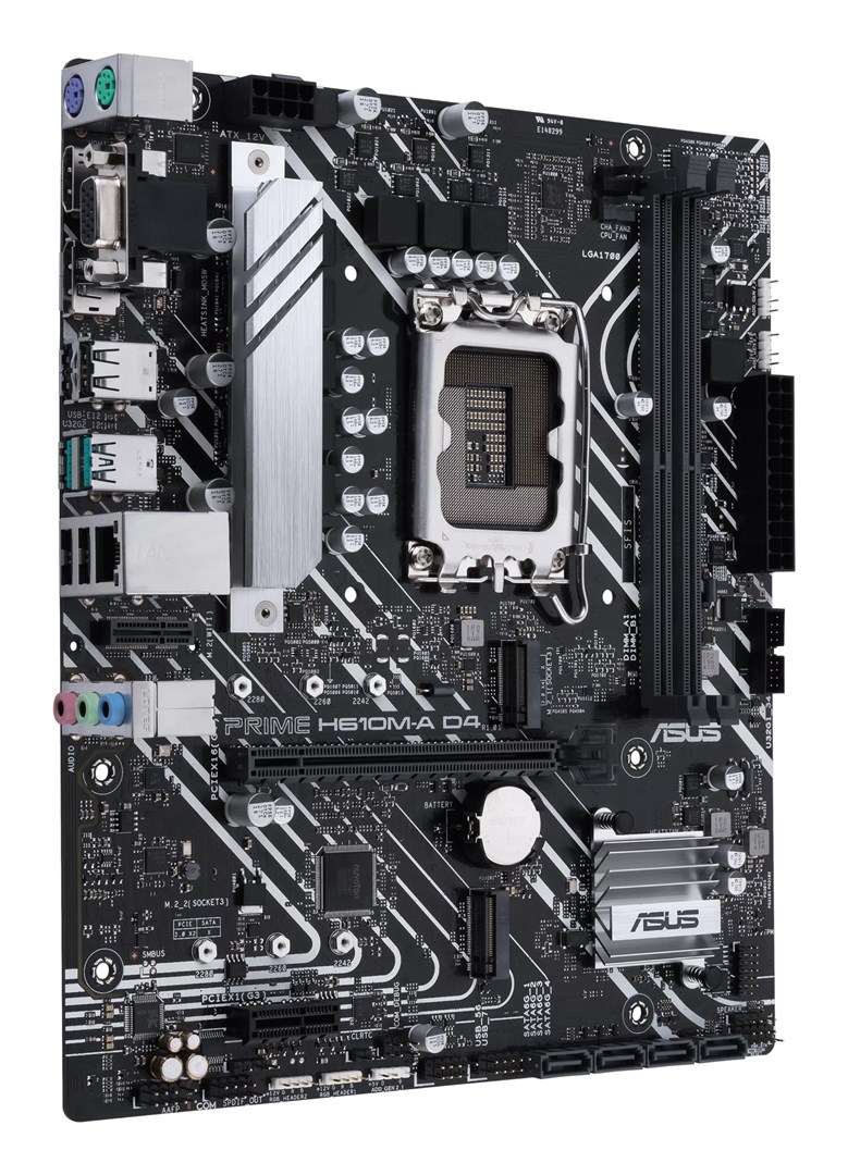 ASUS PRIME H610M-A D4-CSM Intel H610 LGA 1700 micro ATX ASUS PRIME H610M-A D4-CSM Intel H610 LGA 1700 micro ATX