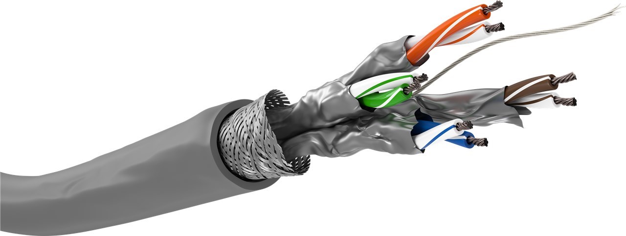 Goobay CAT 6 network cable, S/FTP (PiMF), grey, 100m Goobay CAT 6 network cable, S/FTP (PiMF), grey, 100m