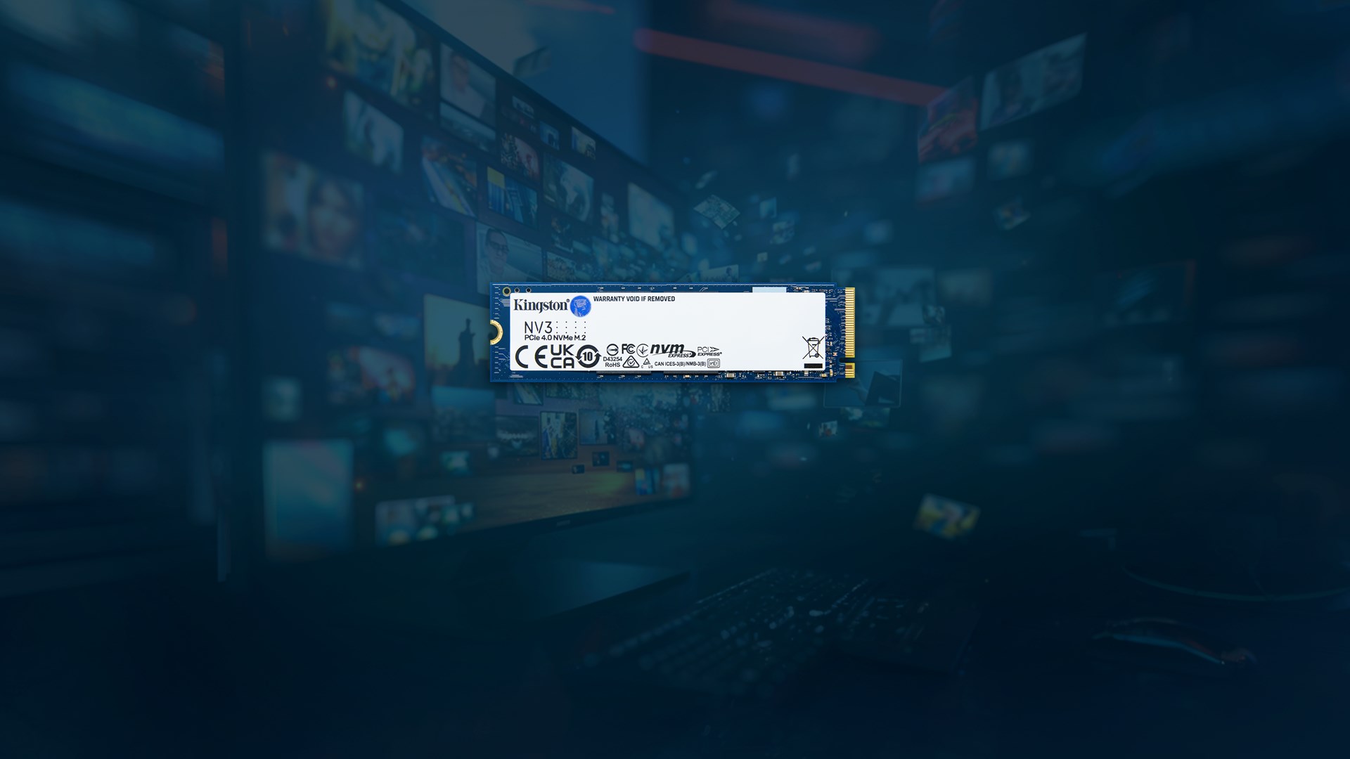 Kingston Technology 1000G NV3 M.2 2280 NVMe SSD Kingston Technology 1000G NV3 M.2 2280 NVMe SSD