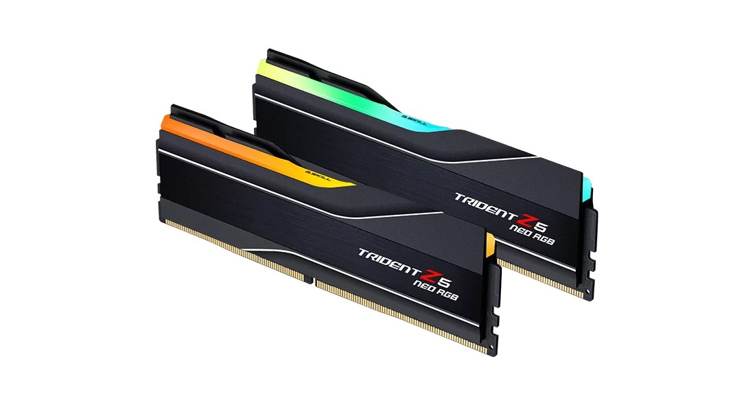 G.Skill Trident Z5 Neo RGB F5-5600J4040D48GX2-TZ5NR memory module 96 GB 2 x 48 GB DDR5 5600 MHz G.Skill Trident Z5 Neo RGB F5-5600J4040D48GX2-TZ5NR memory module 96 GB 2 x 48 GB DDR5 5600 MHz