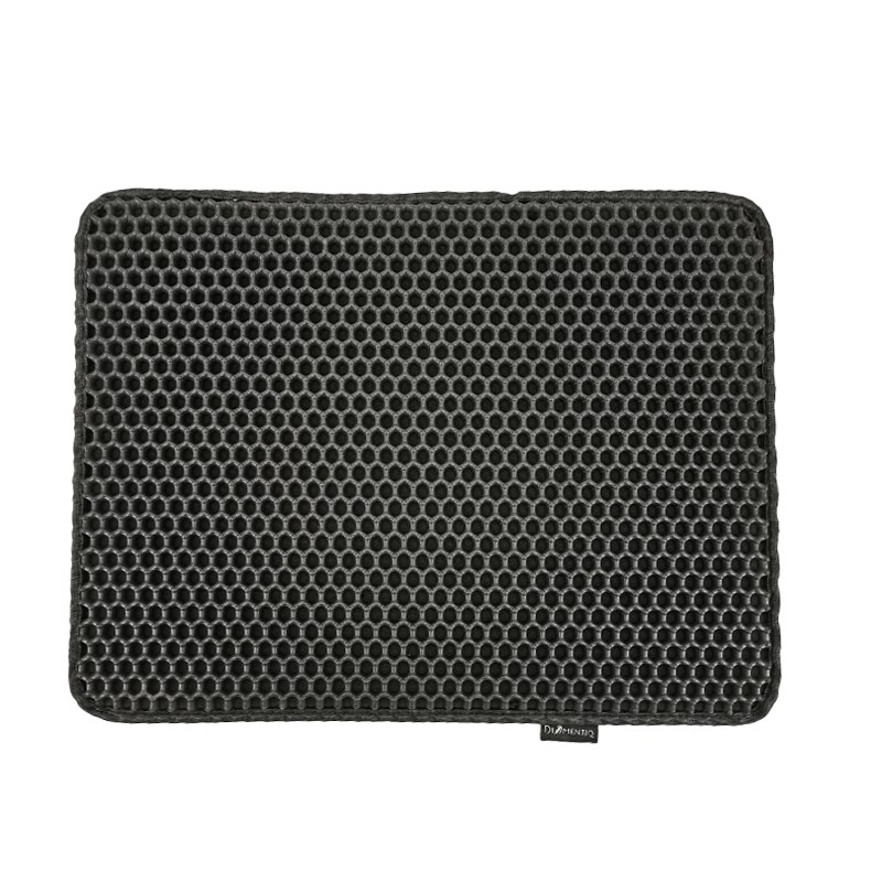 DIAMENTIQ Black rectangle box mat - cat litter tray mat - 45 x 60 cm DIAMENTIQ Black rectangle box mat - cat litter tray mat - 45 x 60 cm