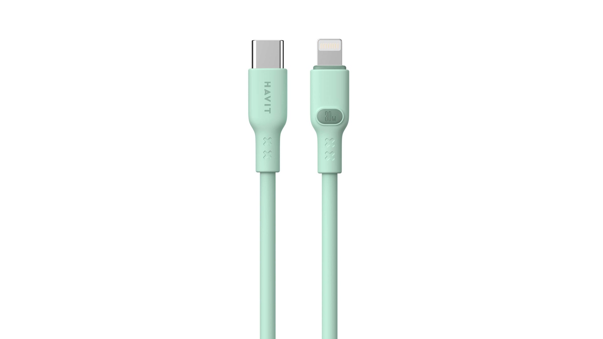 Havit CB6281 - USB Type C to Lightning cable, 1 m (green) Havit CB6281 - USB Type C to Lightning cable, 1 m (green)
