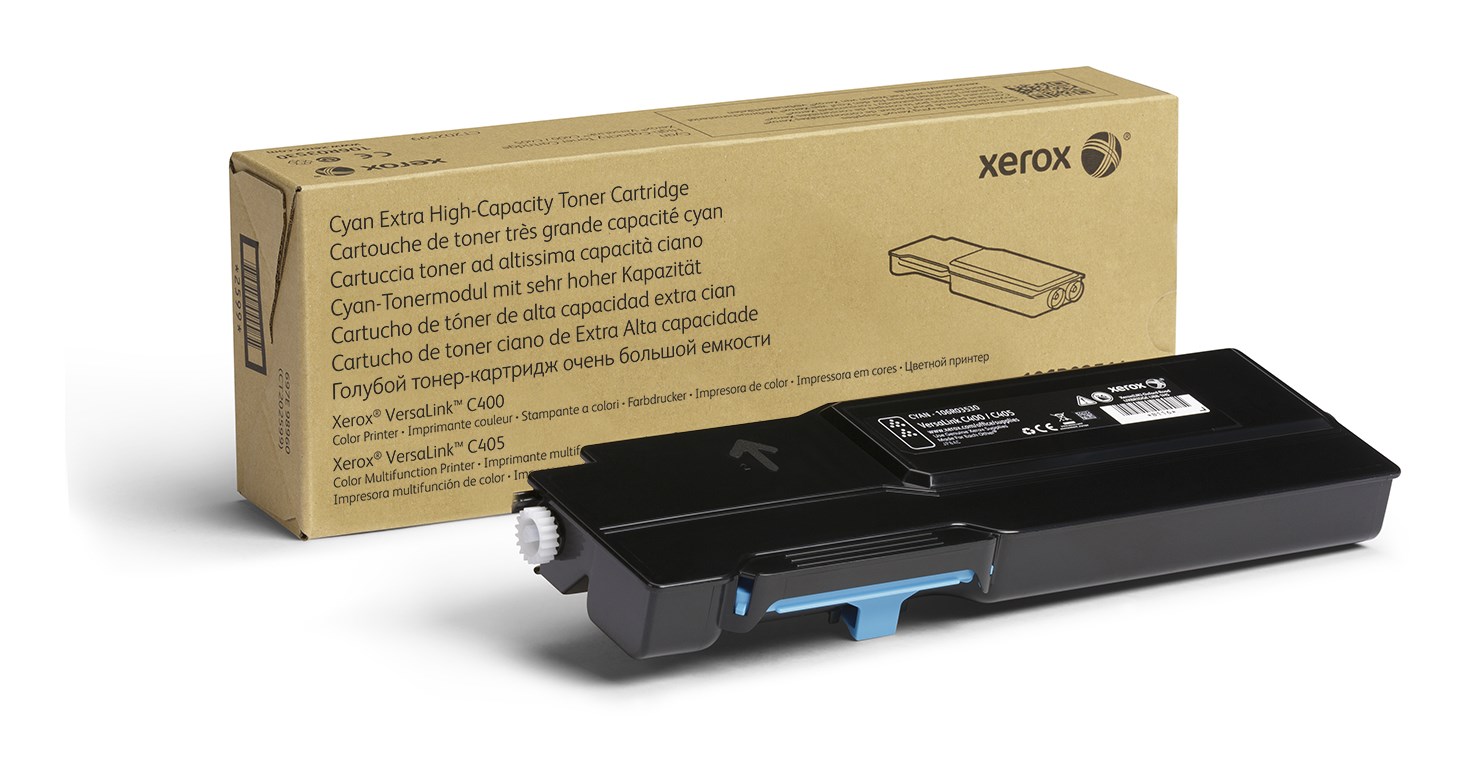 Xerox Genuine ® VersaLink® C400 Color Printer/C405 Color Multifunction Printer Cyan Extra High capacity Toner Cartridge (8000 Pages) - 106R03530 Xerox Genuine ® VersaLink® C400 Color Printer/C405 Color Multifunction Printer Cyan Extra High capacity Toner Cartridge (8000 Pages) - 106R03530
