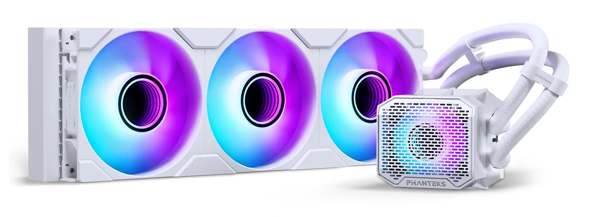 Phanteks Glacier One 360M25G2 Computer case Liquid cooling kit 12 cm White 1 pc(s) Phanteks Glacier One 360M25G2 Computer case Liquid cooling kit 12 cm White 1 pc(s)