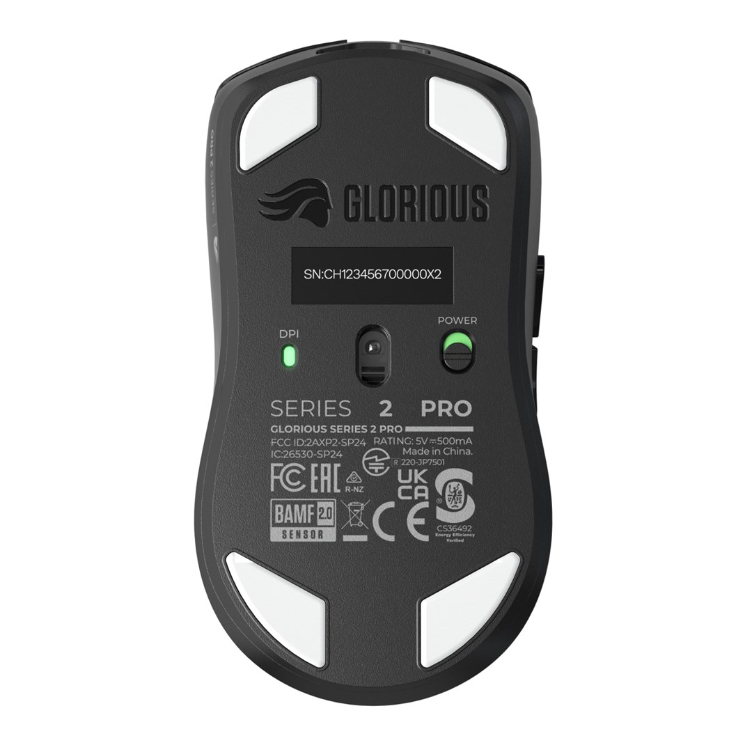 Glorious Gaming Glorious Series 2 PRO 4K/8K Hz Wireless Mouse - Black Glorious Gaming Glorious Series 2 PRO 4K/8K Hz Wireless Mouse - Black