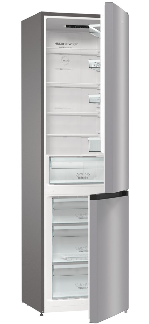 Gorenje NRK6202ES4 fridge-freezer Freestanding 331 L E Grey Gorenje NRK6202ES4 fridge-freezer Freestanding 331 L E Grey
