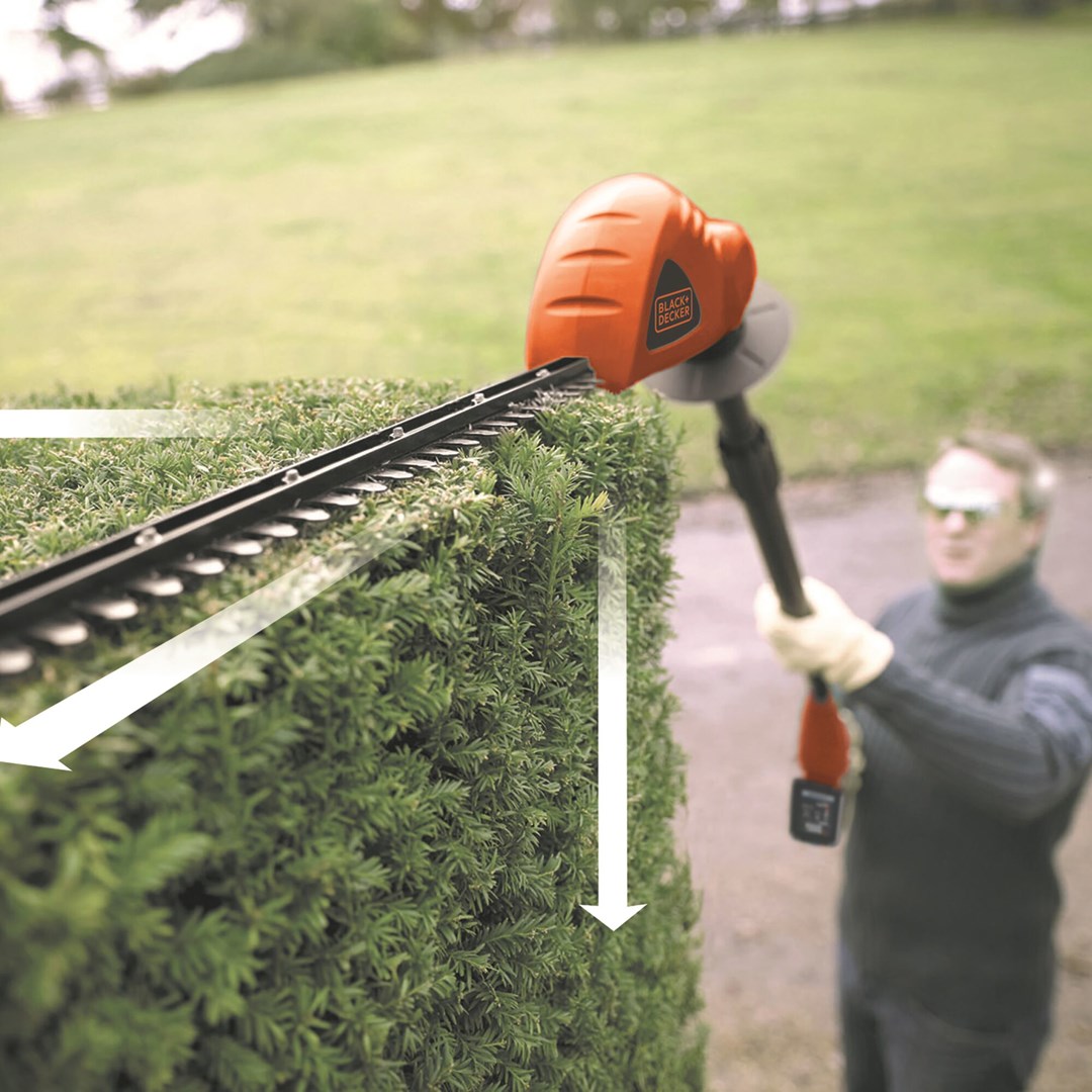 Black & Decker GTC1843L20-QW power hedge trimmer Double blade 3.2 kg Black & Decker GTC1843L20-QW power hedge trimmer Double blade 3.2 kg