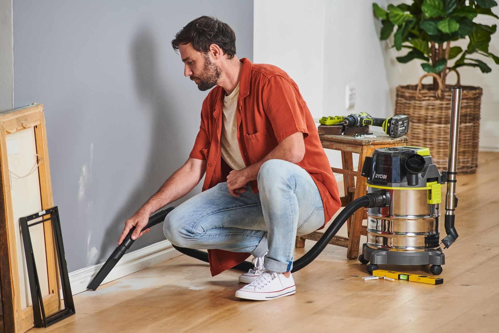 RYOBI R18WDV-0 vacuum 18V One+ Black, Green RYOBI R18WDV-0 vacuum 18V One+ Black, Green