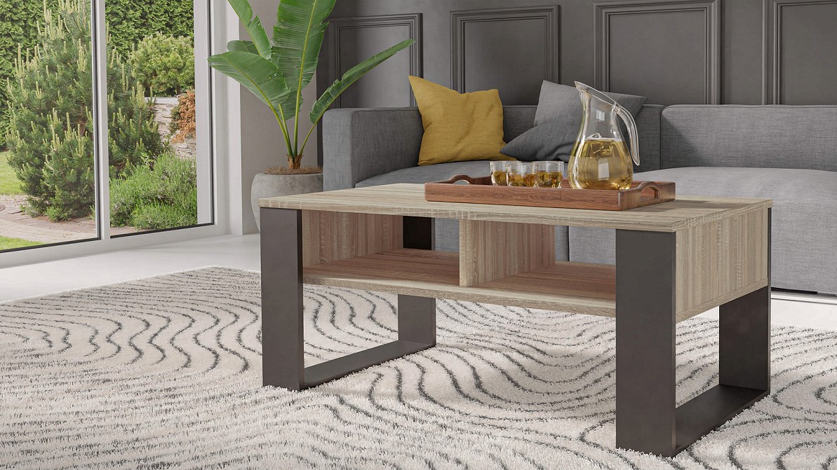 Topeshop MODERN 2P SON CZ coffee/side/end table Coffee table Rectangular shape 2 leg(s) Topeshop MODERN 2P SON CZ coffee/side/end table Coffee table Rectangular shape 2 leg(s)