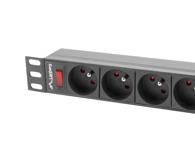 LANBERG POWER STRIP RACK 19" (1U, 16A, 9X 230V PL) LANBERG POWER STRIP RACK 19" (1U, 16A, 9X 230V PL)