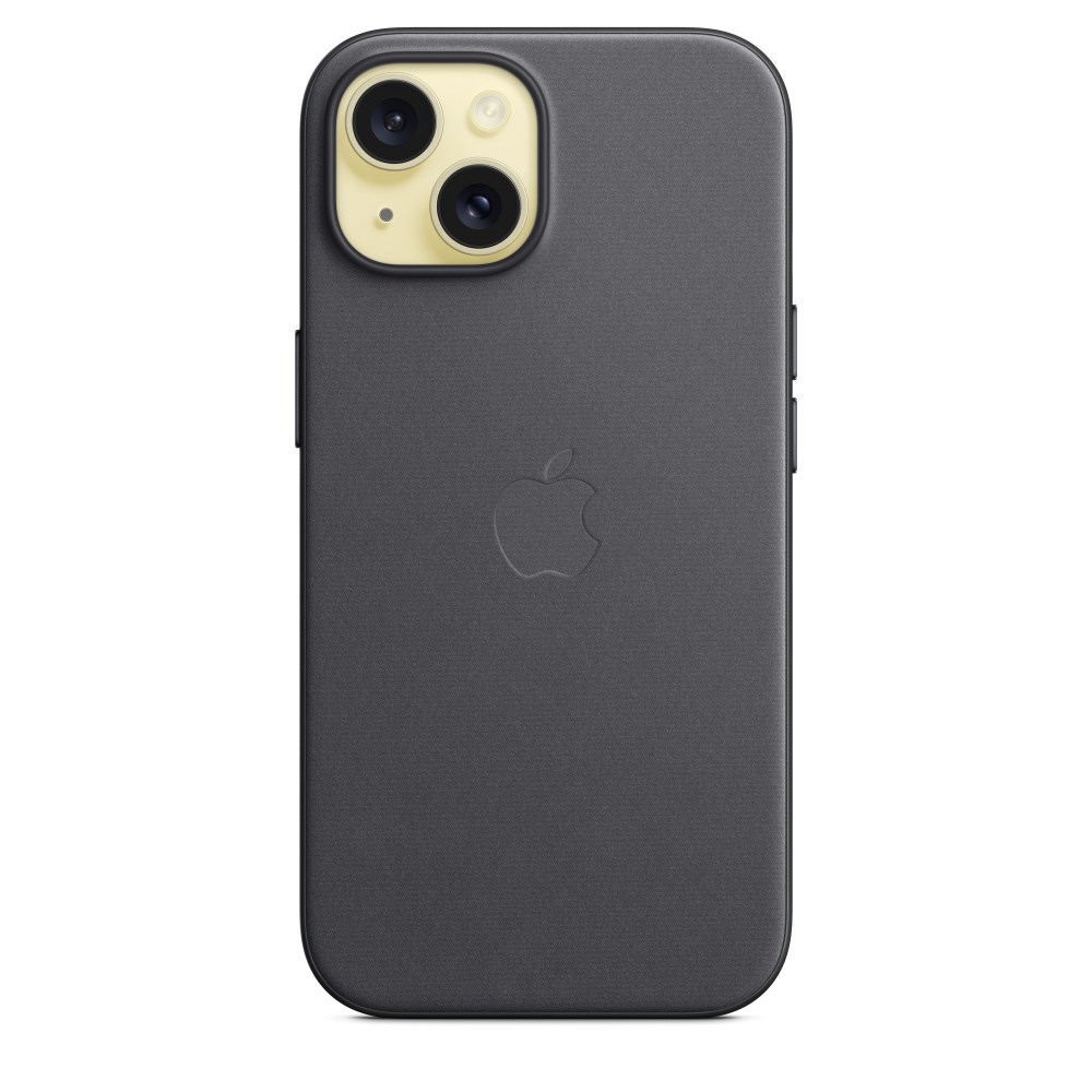Apple FineWoven Case with MagSafe Black, for iPhone 15, MT393ZM/A Apple FineWoven Case with MagSafe Black, for iPhone 15, MT393ZM/A