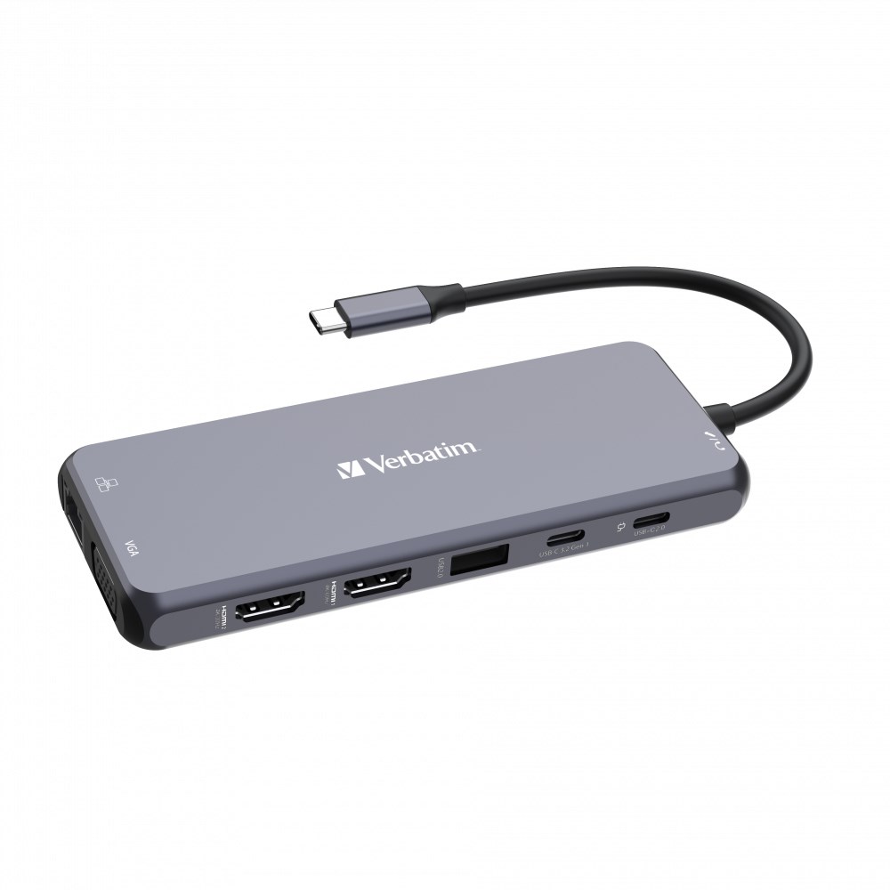 Verbatim CMH-14 USB Type-C 5000 Mbit/s Silver Verbatim CMH-14 USB Type-C 5000 Mbit/s Silver