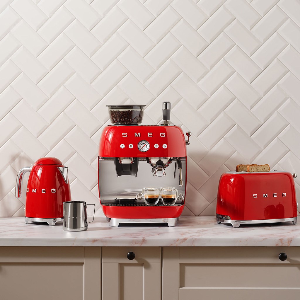 Smeg 50's Style Toaster TSF01RDEU Red Smeg 50's Style Toaster TSF01RDEU Red