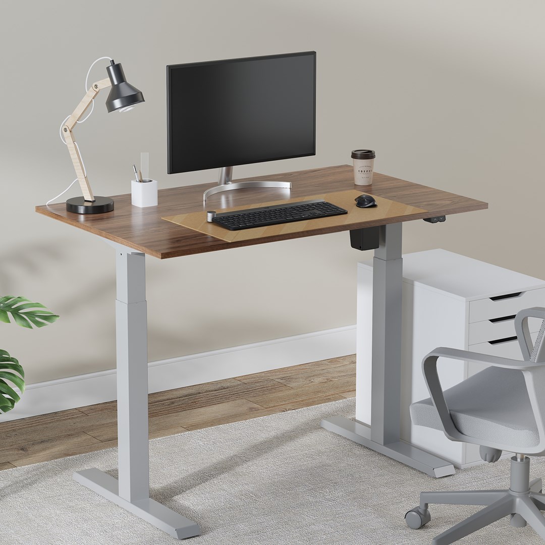 Ergo Office ER-403G Sit-stand Desk Table Frame Electric Height Adjustable Desk Office Table Without Table Top Gray Ergo Office ER-403G Sit-stand Desk Table Frame Electric Height Adjustable Desk Office Table Without Table Top Gray
