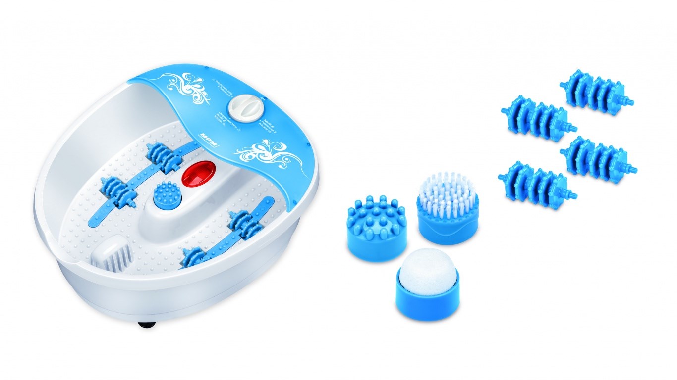 MPM MMS-01 massager Foot Blue, White MPM MMS-01 massager Foot Blue, White