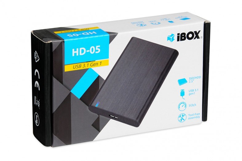 iBox HD-05 HDD/SSD enclosure Black 2.5" iBox HD-05 HDD/SSD enclosure Black 2.5"