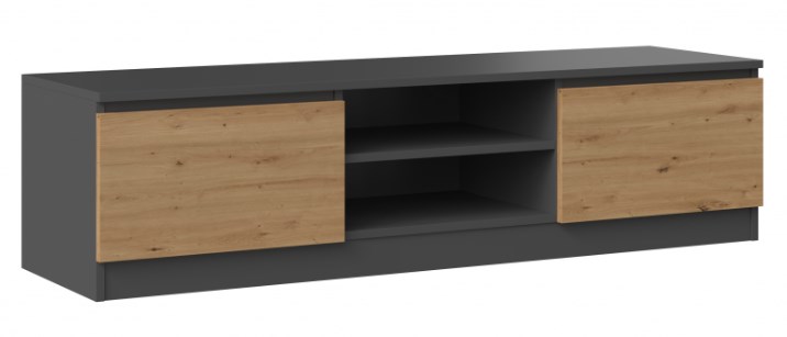 Topeshop RTV 140 ANTR/ARTIS TV stand/entertainment centre 2 shelves Topeshop RTV 140 ANTR/ARTIS TV stand/entertainment centre 2 shelves