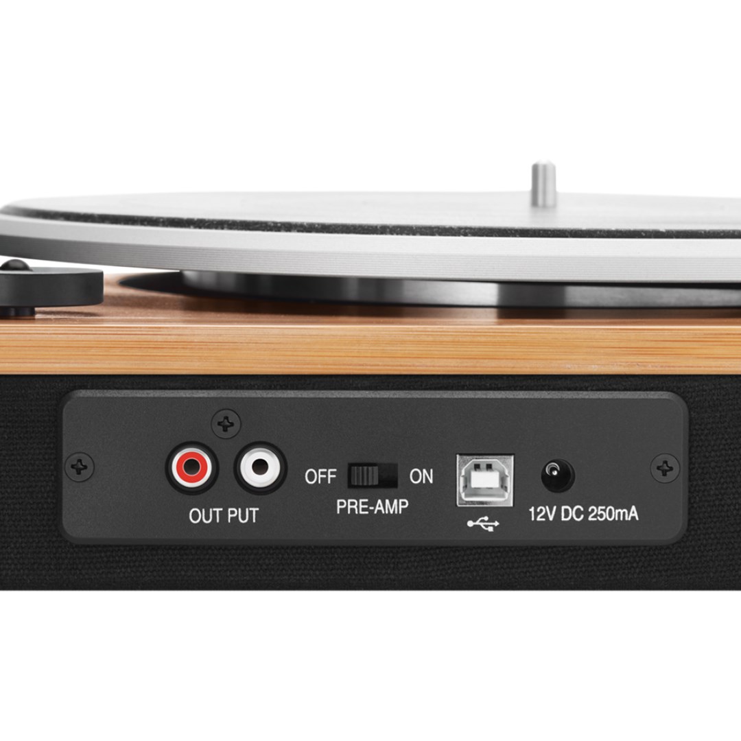 The House Of Marley Stir It Up Wireless Belt-drive audio turntable Black, Wood Manual The House Of Marley Stir It Up Wireless Belt-drive audio turntable Black, Wood Manual