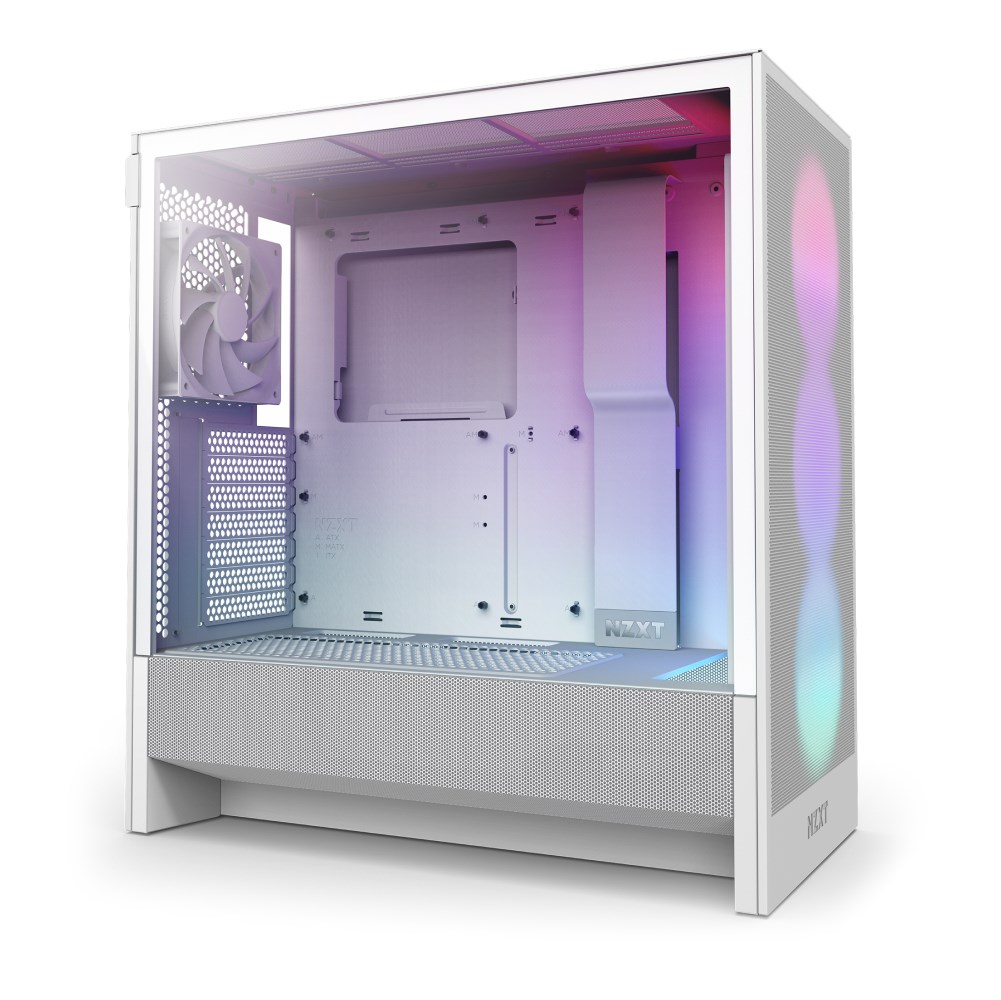 NZXT H5 Flow RGB Midi Tower White NZXT H5 Flow RGB Midi Tower White