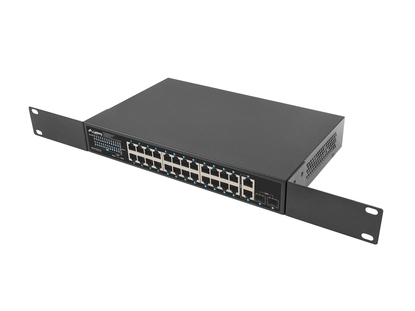 Lanberg RSGE-24P-2GE-2S-250 network switch Unmanaged Lanberg RSGE-24P-2GE-2S-250 network switch Unmanaged