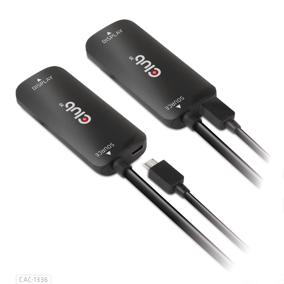 CLUB3D HDMI + Micro USB to USB Type-C 4K120Hz or 8K30Hz M/F Active Adapter CLUB3D HDMI + Micro USB to USB Type-C 4K120Hz or 8K30Hz M/F Active Adapter