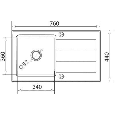 Kitchen sink PYRAMIS SPARTA white Kitchen sink PYRAMIS SPARTA white