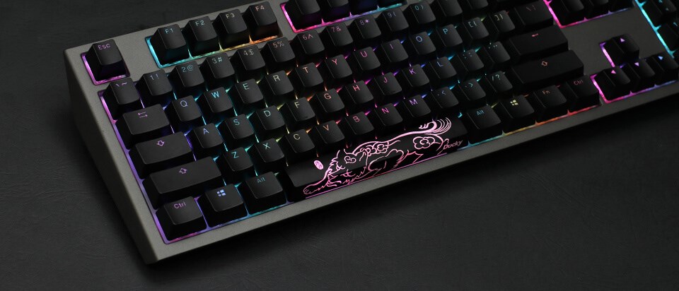 Ducky Shine 7 keyboard Gaming USB German Black, Grey Ducky Shine 7 keyboard Gaming USB German Black, Grey