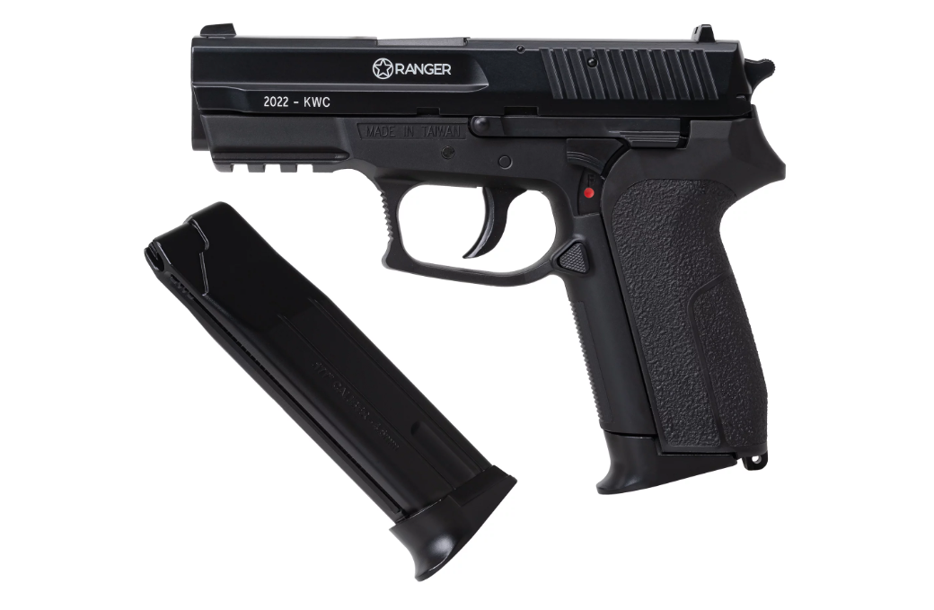 Air rifle pistol Ranger PM BBS 2022 KWC CAL. 4.5 BBS 21 Shots Metal Slide Co2 Air rifle pistol Ranger PM BBS 2022 KWC CAL. 4.5 BBS 21 Shots Metal Slide Co2