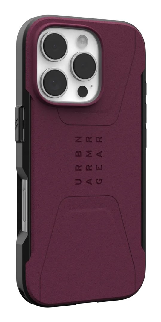 Urban Armor Gear Civilian mobile phone case 16 cm (6.3") Cover Bordeaux Urban Armor Gear Civilian mobile phone case 16 cm (6.3") Cover Bordeaux