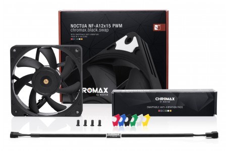 Noctua NF-A12X15 PWM CH.BK.S computer cooling component Computer case Fan 12 cm Black Noctua NF-A12X15 PWM CH.BK.S computer cooling component Computer case Fan 12 cm Black