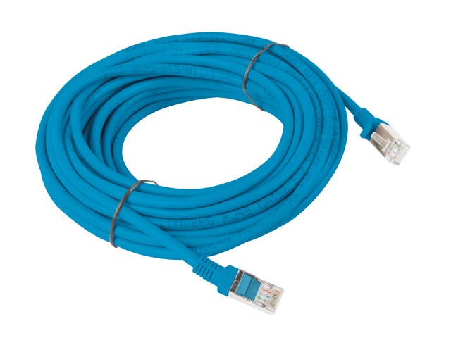 Lanberg Patchcord UTP Cat.5e 10m Blue PCU5-10CC-1000-B Lanberg Patchcord UTP Cat.5e 10m Blue PCU5-10CC-1000-B