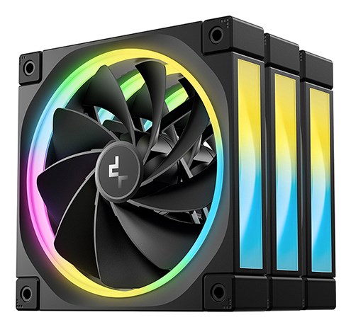 DeepCool FL12R-3 IN 1 Computer case Fan 12 cm Black 3 pc(s) DeepCool FL12R-3 IN 1 Computer case Fan 12 cm Black 3 pc(s)