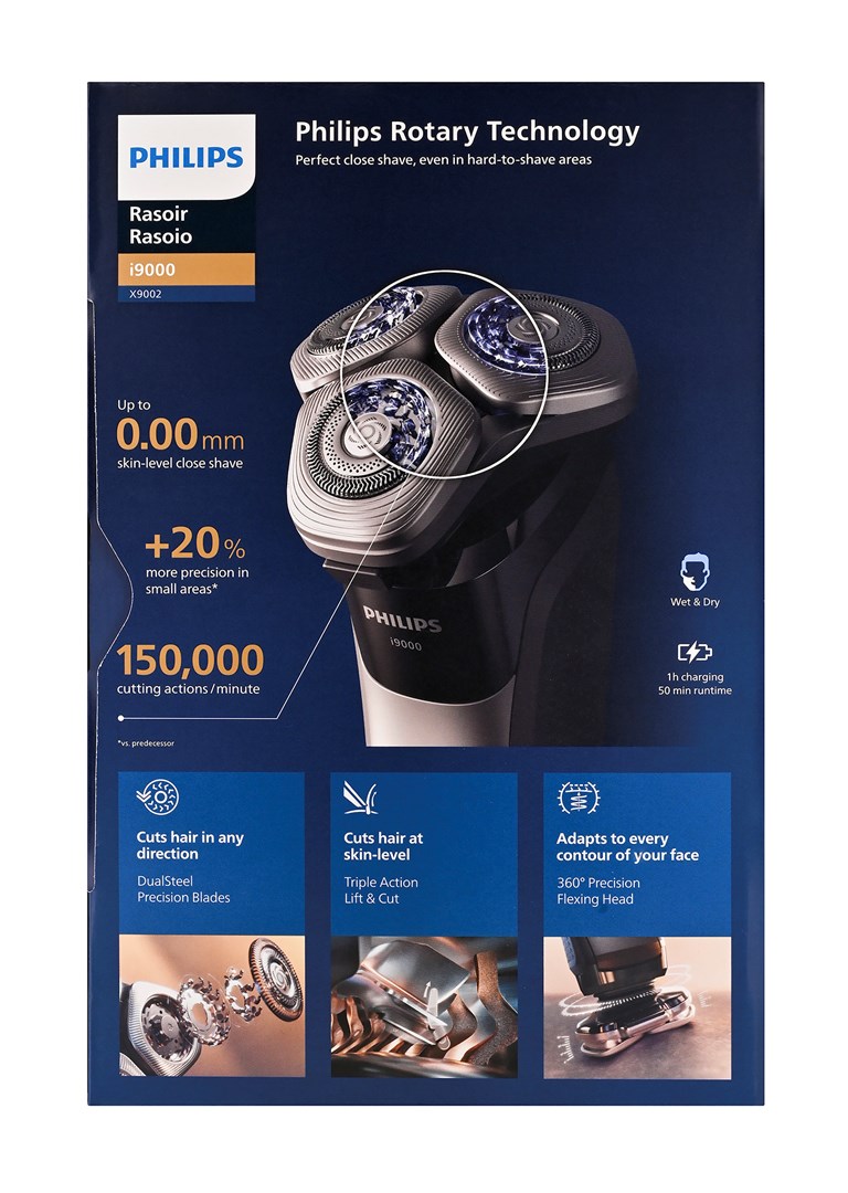 Philips i9000 X9002 Wet & Dry Electric Shaver with SkinIQ Philips i9000 X9002 Wet & Dry Electric Shaver with SkinIQ