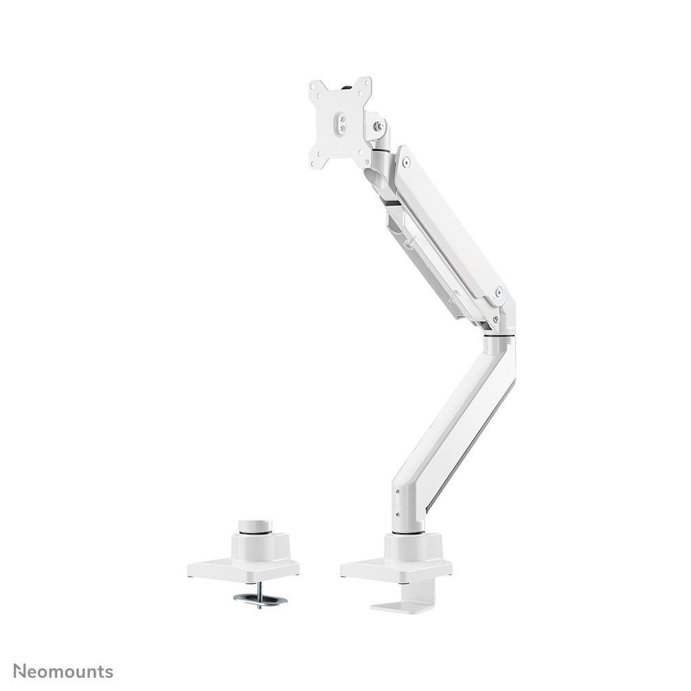 Neomounts NM-D775WHITEPLUS Monitor arm 10-49" - gas spring - Topfix - 180°-stop Neomounts NM-D775WHITEPLUS Monitor arm 10-49" - gas spring - Topfix - 180°-stop