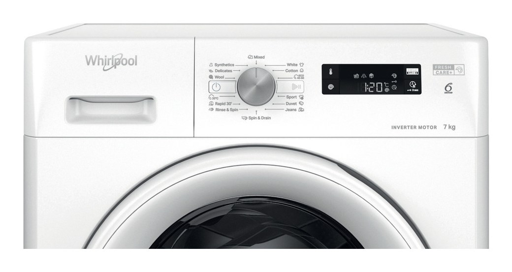 Whirlpool FFS 7469 W EE washing machine Front-load 7 kg 1351 RPM White Whirlpool FFS 7469 W EE washing machine Front-load 7 kg 1351 RPM White